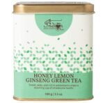 The Indian Chai - Honey Lemon Ginseng Green Tea 100g | Natural, Energizing, and Refreshing Blend for Immune Support, Focus, and Well-being | Experience the Revitalizing Power of Nature - Fast UK Delivery