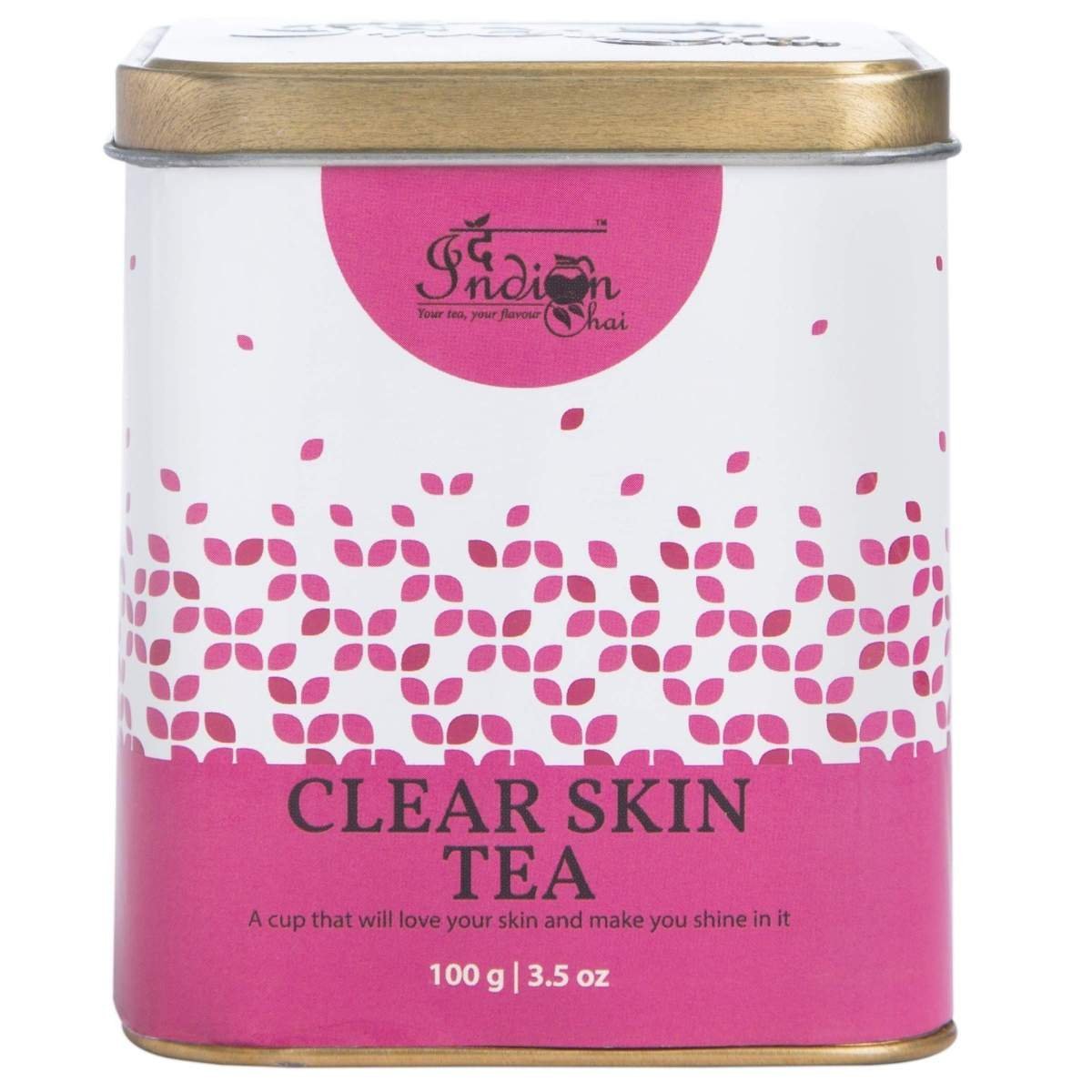 uk81VSooLsoFL-1.jpg The Indian Chai - Clear Skin Tea 100g with Rose, Chamomile, Lavender Sage for Skin Glow, Natural Beauty Enhancer Herbal Tea - Fast UK Delivery - Image 1
