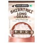 Urban Platter Shirataki Long-Grain Rice, 220g (Keto-Friendly | Low-Carb | Low-Calories | Fat-Free | Gluten-Free | Konjac Miracle Rice) - Fast UK Delivery