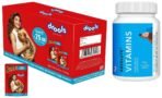 Drools Puppy Wet Dog Food, Real Chicken and Chicken Liver Chunks in Gravy, 15 Pouches (15 x 150g) & Absolute Vitamin Tablet- Dog Supplement, 50 Pieces - Fast UK Delivery