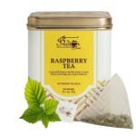 The Indian Chai - Raspberry Tea 30 Pyramid Tea Bags, Superherb for Women, Packed with Nutrients, For Menstrual Cramps and Pain, Aids Weight Loss, Healthy, Delicious and Caffeine Free - Fast UK Delivery