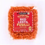 Urban Platter Gluten Free Red Lentil Fusilli Pasta, 200g [100% Single Grain, High in Protein & Fiber, Allergen-Free] - Fast UK Delivery
