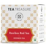 Tea Treasure South African Rooibos Red Tea Bags | Rooibos Tea Bags | Boosts Immunity | Rich in Antioxidants | Aids Improves Digestion (10 Pyramid Tea Bags) - Fast UK Delivery