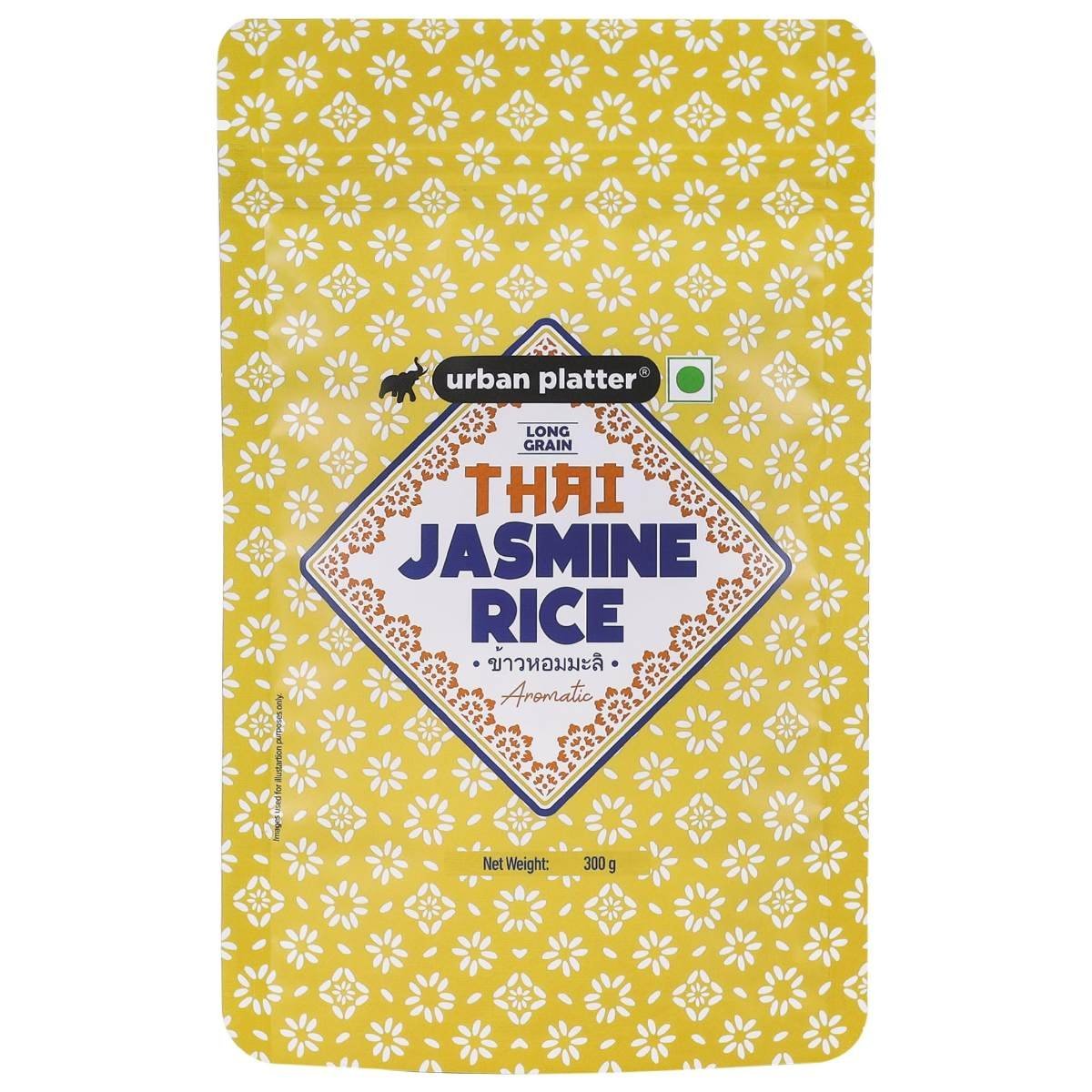 uk81cajDyVmGL-1.jpg Urban Platter Thai Jasmine Rice, 300g (Long Grain | Aromatic and Soft | Thai Cuisine) - Fast UK Delivery - Image 1