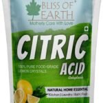 Bliss of Earth Citric Acid Powder For Food & Plants, Anhydrous Lemon Salt For Cleaning Purpose, 113gm - Fast UK Delivery