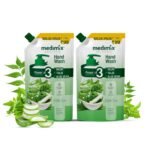 Medimix Ayurvedic Nature Care Hand Wash Refill With Neem,Tulsi&Aloe Vera 675 Ml (Combo Pack Of 2)|For Soft&Odour-Free Hands|99.9% Germ Protection|Shop Herbal|Natural|Soap-Free|100% Vegan - Fast UK Delivery