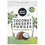 Urban Platter Coconut Jaggery Sugar Powder, 1Kg [Low GI | Rich in Minerals | Natural Sweetener] - Fast UK Delivery