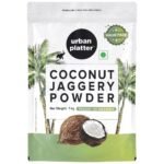 Urban Platter Coconut Jaggery Sugar Powder, 1Kg [Low GI | Rich in Minerals | Natural Sweetener] - Fast UK Delivery