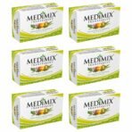 MEDIMIX Transparent - 125g | Pack of 6 | Bathing Bar For dry Skin | With Glycerine and Lakshadi Oil | - Fast UK Delivery