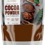 Bliss of Earth 250gm Naturally Organic Dark Cocoa Powder for Chocolate Cake Making & Chocolate Shake, Unsweetened - Fast UK Delivery