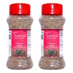 Tassyam Dried Thyme 80g (2X 40g) Dispenser | All Natural - Fast UK Delivery