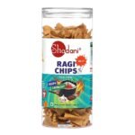 Shadani Ragi Chips 140g - Peri-Peri flavour | Crispy & Crunchy | Rich in fibre, Protein, Vitamins & Antioxidants | Energy-Boosting, Preservative-Free Snack - Fast UK Delivery