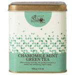 The Indian Chai - Chamomile Mint Green Tea 100g for Digestion, Good Sleep and Weight Loss - Fast UK Delivery