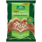Tata Sampann Pistachios Roasted & Salted, Pista, 200g, Rich In Protein, Phosphorus, & Dietary Fibre, Premium Nuts & Dry Fruits, Shelled Nuts, Crunchy & Delicious Healthy Snack - Fast UK Delivery