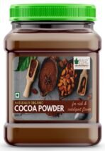 Bliss of Earth 500gm Alkalized Dark Cocoa Powder for Chocolate Cake Making & Chocolate Hot Milk Shake, Unsweetened - Fast UK Delivery