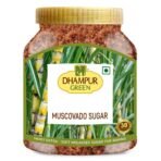 Dhampurgreen Muscovado Sugar, 1.6 Kg (2X800G) | Barbados Sugar For Baking | Source Of Minerals | Fine Grain Sugar | Chemical Free Sulphurless No Preservatives - Fast UK Delivery