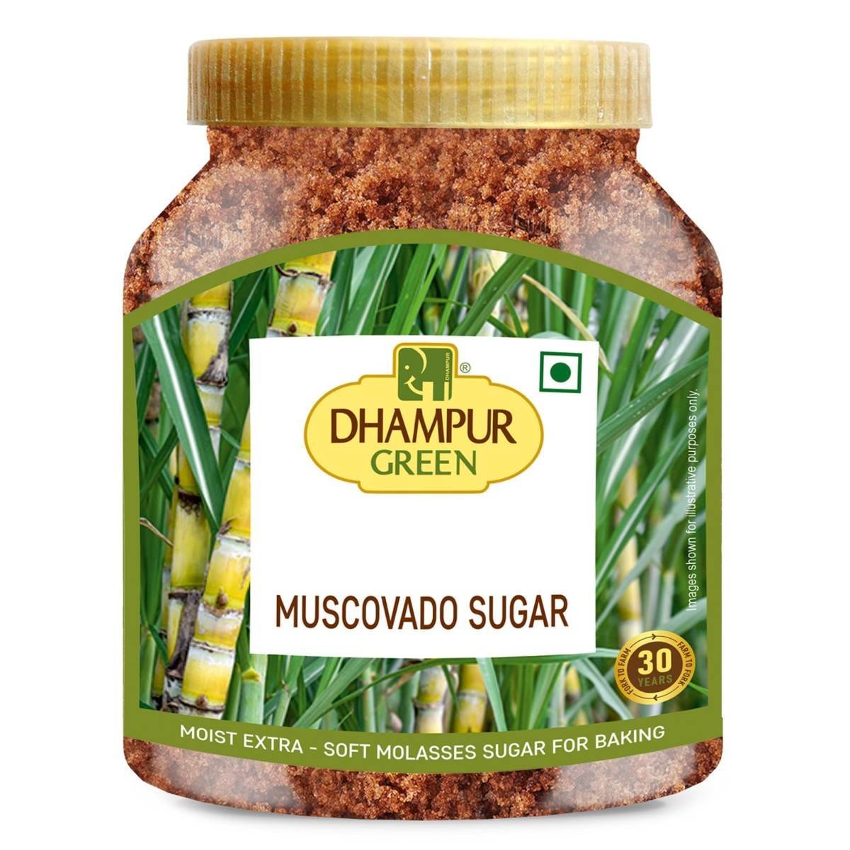 uk81h1hCjqRL-1.jpg Dhampurgreen Muscovado Sugar, 1.6 Kg (2X800G) | Barbados Sugar For Baking | Source Of Minerals | Fine Grain Sugar | Chemical Free Sulphurless No Preservatives - Fast UK Delivery - Image 1