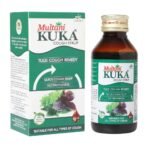 Multani Kuka Cough Syrup | Get Ayurvedic Relief from Throat Issue, Chest Congestion, All Types Of cough & Cold | Goodness Of Tulsi, Pippali, Satpudina & Other Herbs | 100 Ml - Fast UK Delivery