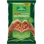 Tata Sampann Pure California Almonds Whole, 500g, Real Nuts, High in fibre, Badam Giri, Rich in Protein, Magnesium, Phosphorus and Dietary Fibre, Nuts & Dry Fruits - Fast UK Delivery