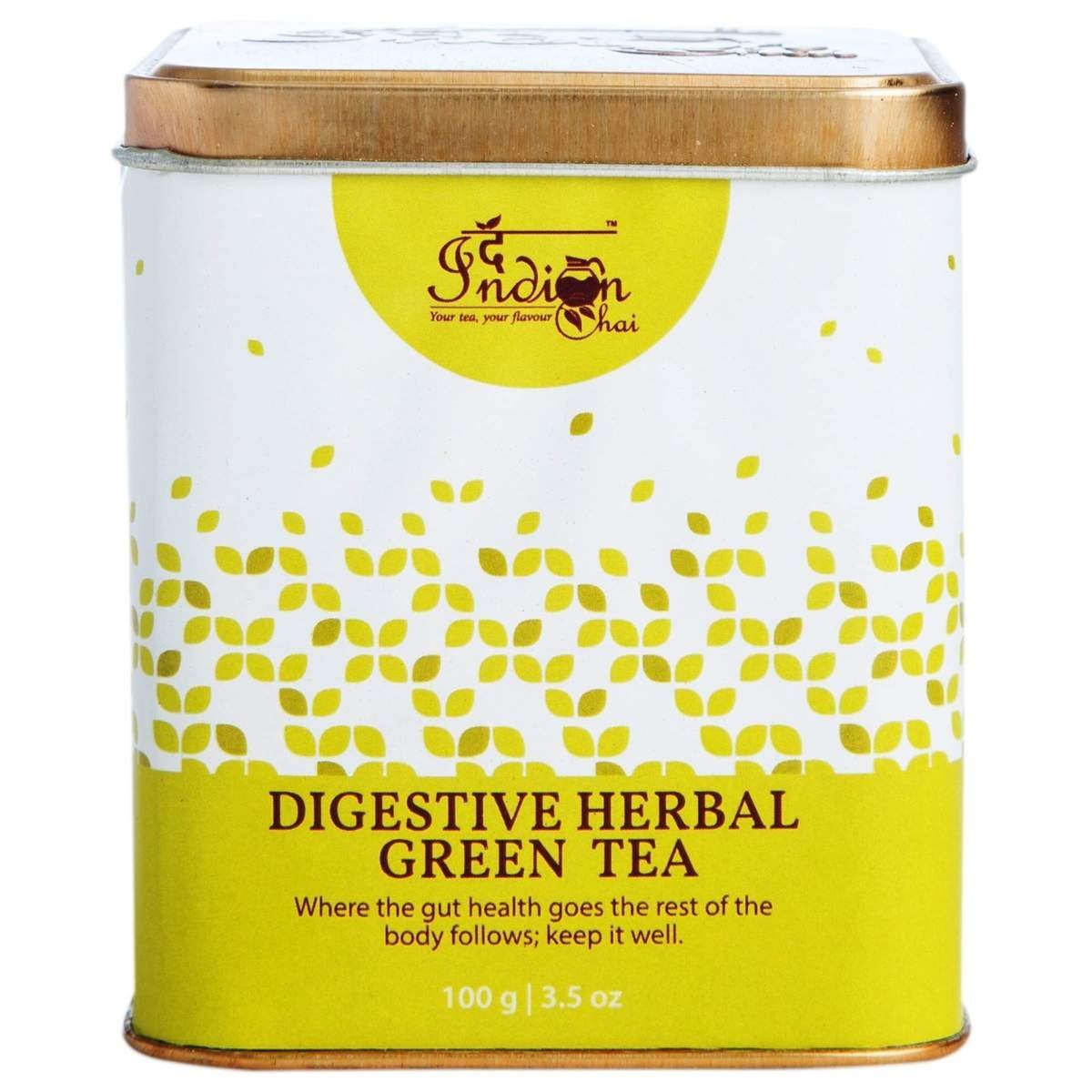 uk81iDNX-i8IS-1.jpg The Indian Chai - Digestive Herbal Green Tea 100g with Chamomile, Peppermint, Lavender, Calendula etc for Detox, Weight Loss & Digestion and Good Sleep - Fast UK Delivery - Image 1