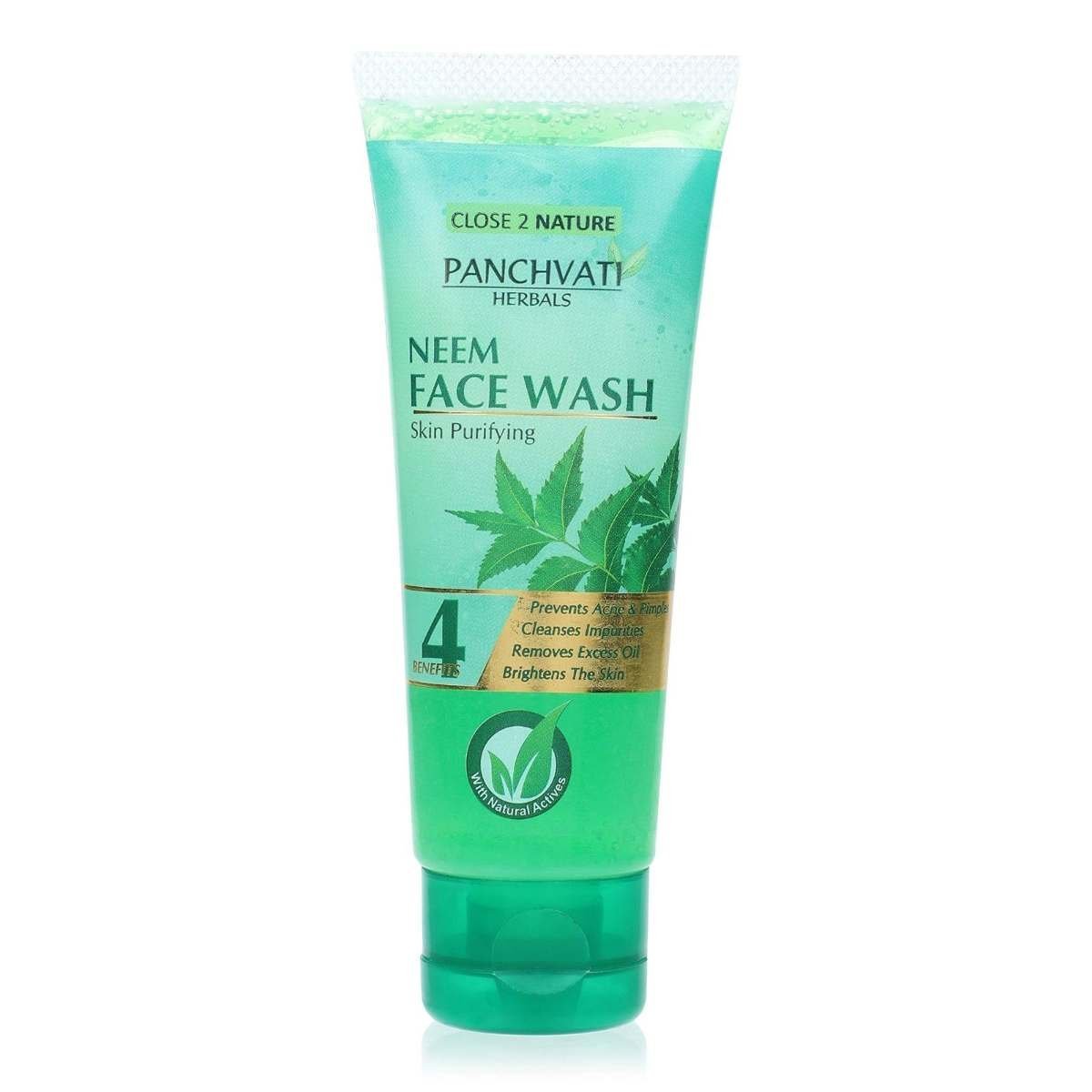 uk81iit21mtL-1.jpg Panchvati Herbals Neem Face Wash For Soft And Healthy Skin 60 Ml, Pack Of 2, 120 Ml - Image 1