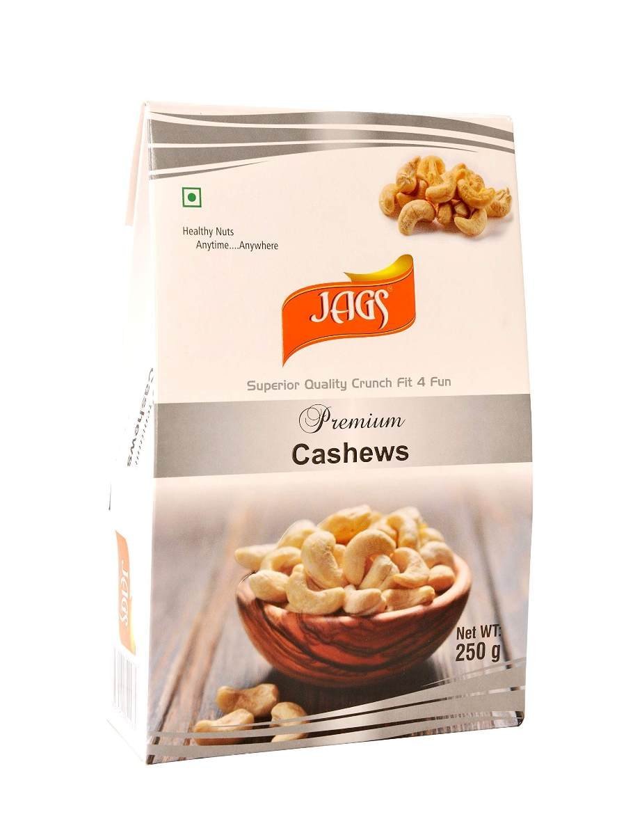 uk81inJyRHF6L-1.jpg JAGS Cashews (250gm) - Fast Shipping to USA & Canada - Image 1