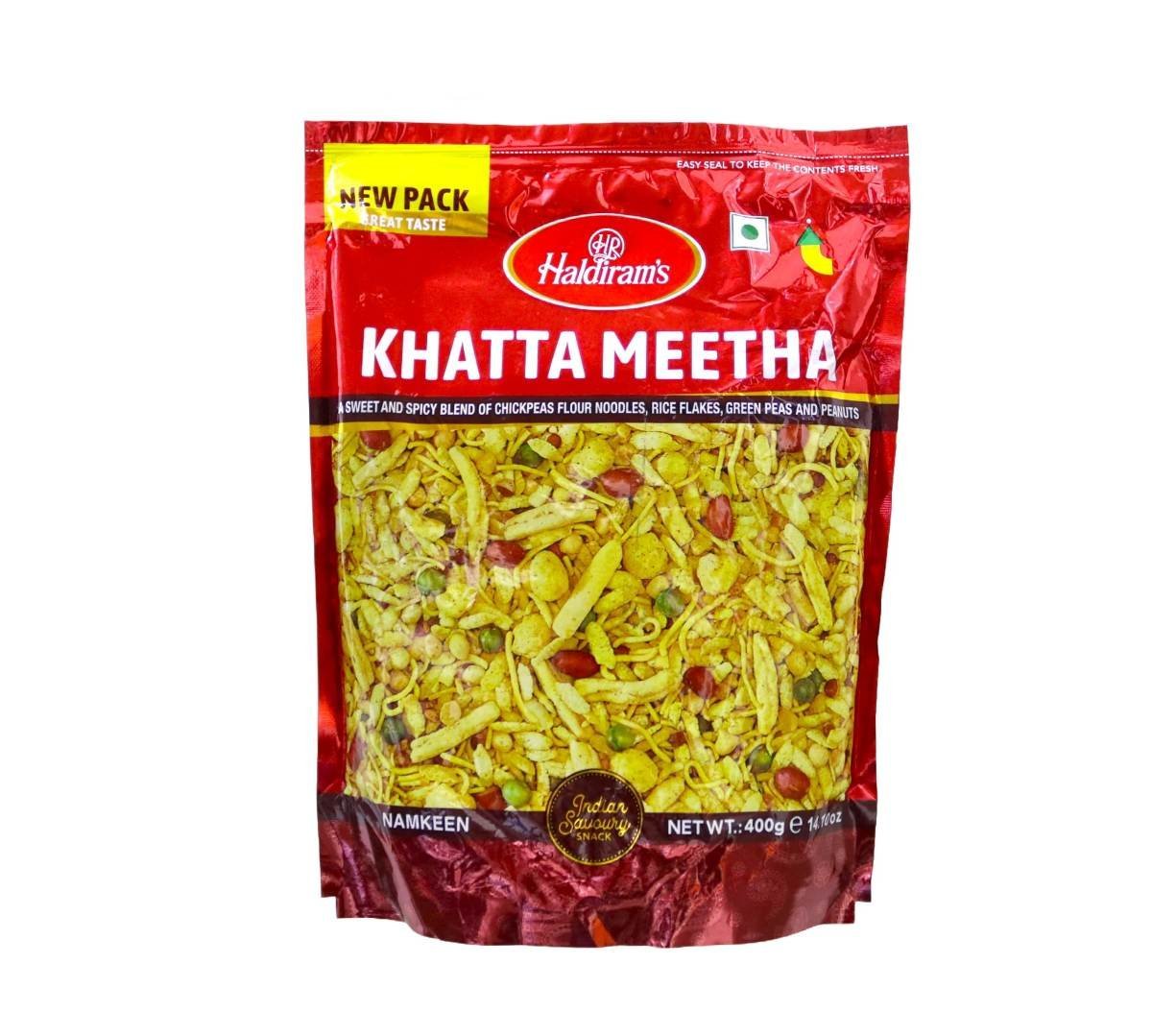 uk81ioimCaJGL-1.jpg Haldiram's Delhi Khatta Meetha, 400g+40g extra - Fast UK Delivery - Image 1
