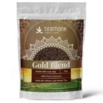 Teamonk - CTC Gold Assam Black Tea (500 Cups) - 1kg Pouch | 15% Whole Leaf Tea Blend | Family Pack | Unique Blend | Savings Pack | Premium Chai | No Artificial Flavour. Strong Taste & Aroma - Fast Shipping to USA & Canada