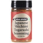 Urban Platter Japanese Shichimi Togarashi Seasoning Shaker Jar, 80g [an All Purpose Seasoning, Spicy, Flavourful, Seasoning for Snacks, Signature Japanese Spice Blend] - Fast UK Delivery