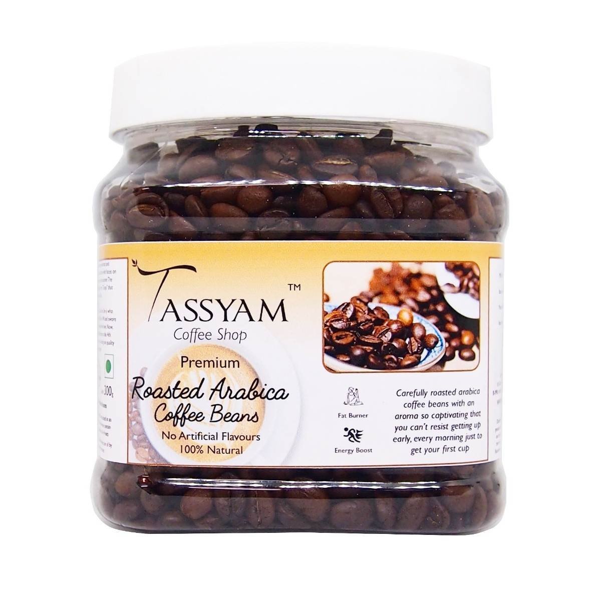 uk81kxggUFQL-1.jpg Tassyam Roasted Arabica Coffee Beans 300g Jar - Fast UK Delivery - Image 1
