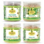 Dhampurgreen Spiced Jaggery Tea Palm Candy Sugar, 350gGur Saunf, 250gHaldi Turmeric Masala Gur, 250gGur Masala Powder Chai, 250g1100 - Fast UK Delivery