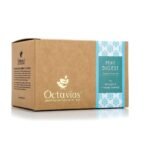 Octavius Mint Digest, Digestive Green Tea - 20 Enveloped Pyramid Tea Bags | Stress Relieving Mint Green Tea in Easy to Use Pyramid Teabags - Fast UK Delivery