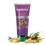 Medimix Ayurvedic Natural Glow Face Wash for youthful and glowing skin |With Sugarcane and Ginger | 100 ml - Fast UK Delivery
