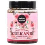 Urban Platter Natural Gulkand (Rose Petal Jam), 300g [100% Natural | Sun Dried | Nature's Coolant | Chaitri Roses.] - Fast UK Delivery