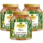 Dhampurgreen Organic Jaggery Powder, 2.4Kg (800Gx3) | Desi Shakkar Powder | Source Of Minerals | Healthier Substitute For White Sugar | Free From Chemical Fertilizers, Preservatives - Fast UK Delivery