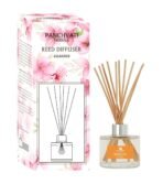 Panchvati Herbals Rose Reed Diffuser Essence Natural Fragrance & Smokeless Room Freshener Diffuser Set (100 ml) with 8 Fiber Stick - Fast UK Delivery