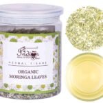 The Indian Chai Organic Moringa Oleifera Super Food Leaf Tea 50g Helps with Energy & Immunity Booster, Weight Loss, Stress Relief, Caffeine Free Herbal Tea - Fast UK Delivery