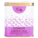 The Indian Chai Jasmine Green Tea 100g | Relaxation Aid | Antioxidant Rich | Digestive Support | Heart Health | Hydration Boost | Aromatic Experience - Fast UK Delivery