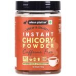 Urban Platter Instant Chicory Root Powder, 150g (Caffeine Free | Instantly Soluble | Add to Coffee | Quick Dissolve| Chicory Root Powder for reducing Caffeine Intake) - Fast UK Delivery