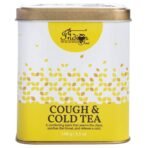 The Indian Chai - Cough & Cold Tea 100g with Echinacea, Honey & Lemon etc for Sore Throat, Runny Nose and Congestion Relief, Caffeine Free Herbal Tea - Fast UK Delivery