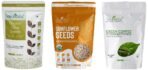 Neuherbs Raw Unroasted Chia Seeds with Fiber, 200 g & Raw Sunflower Seeds, 200 g & Green Coffee Beans for Weight Loss 200g - Fast UK Delivery