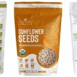 Neuherbs Raw Unroasted Chia Seeds with Fiber, 200 g & Raw Sunflower Seeds, 200 g & Green Coffee Beans for Weight Loss 200g - Fast UK Delivery