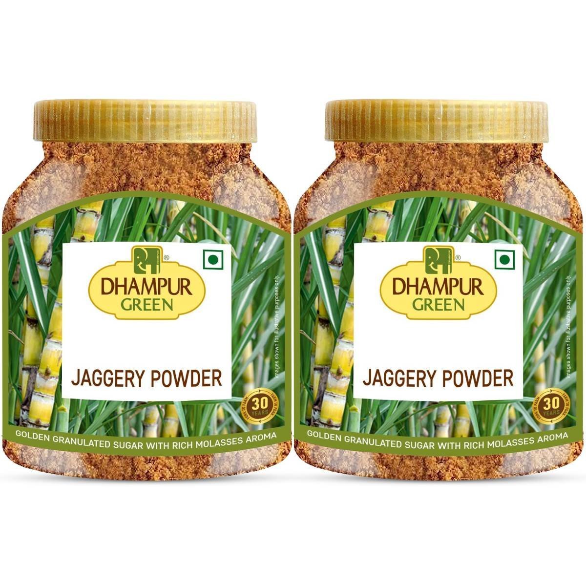 uk81tQXBGCSNL-1.jpg Dhampurgreen Jaggery Powder, 1.5Kg (750Gx2) | Desi Shakkar | Chemical Free | Sugar Substitute | Free From Preservatives | No Added Sulphur - Fast UK Delivery - Image 1