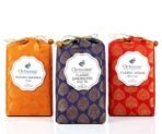 Octavius | Indian Tea Collection in Handcrafted Pouches - 225 Gm | Assorted 3 Black Loose Leaf Teas | Indian Masala, Darjeeling, Assam | Premium Tea Gift | Assorted Tea Gift Box | 3 X 75 Each - Fast UK Delivery