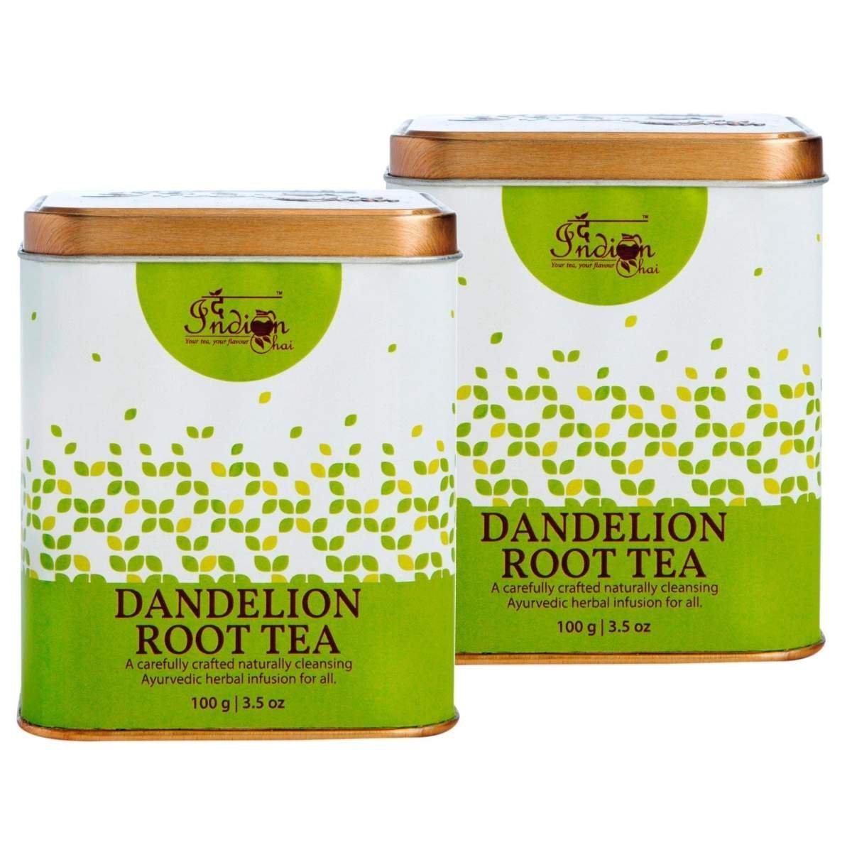 uk81uP0tYPobL-1.jpg The Indian Chai Dandelion Root Tea 200g for Detox, Cleansing Liver, Supports Kidney Function and Digestive Health, Powerhouse of Antioxidants - Fast UK Delivery - Image 1