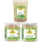 Dhampurgreen Spiced Jaggery Snacks Combos for Tea Gur Masala Powder Chai, 250gGur Saunf, 150gCinnamon Sugar,325g725 - Fast UK Delivery