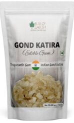 Bliss of Earth Gond Katira Pure Organic Edible Gum Tragacanth Gum Gond for Laddu Making & Sweets (200Gm) - Fast UK Delivery
