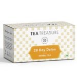 Tea Treasure 28 Days Detox Tea -25 Pyramid Tea Bags - Fast UK Delivery