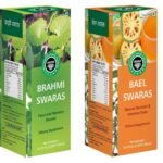 Heera Ayurvedic Research Foundation Bael Juice (500 ml) + BRAHMI JUICE Extract (500 ml)- Pack of 2 - Fast Shipping to USA