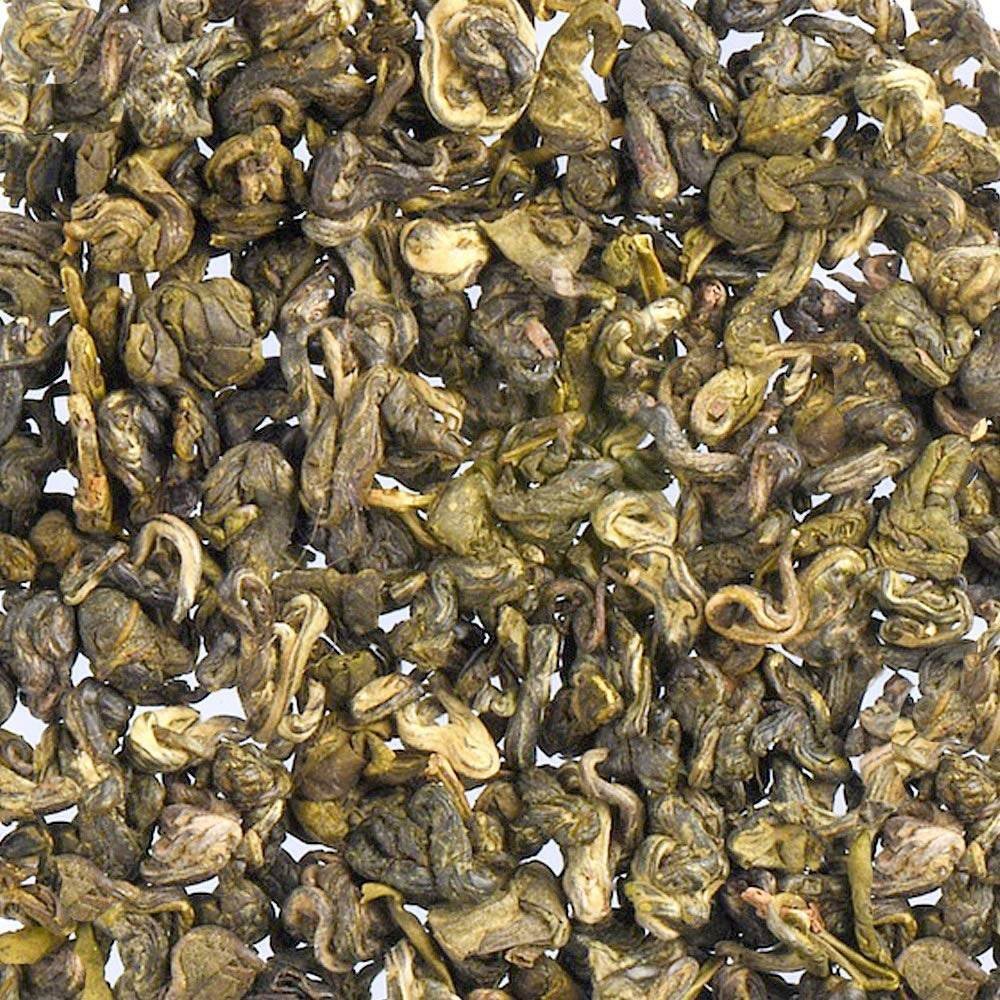 uk81x9KXwZm4L-1.jpg Dancing Leaf Green Snail Green Tea | Green Tea Blend | Loose Leaf Tin (50 GMS) - Fast Shipping to USA & Canada - Image 1